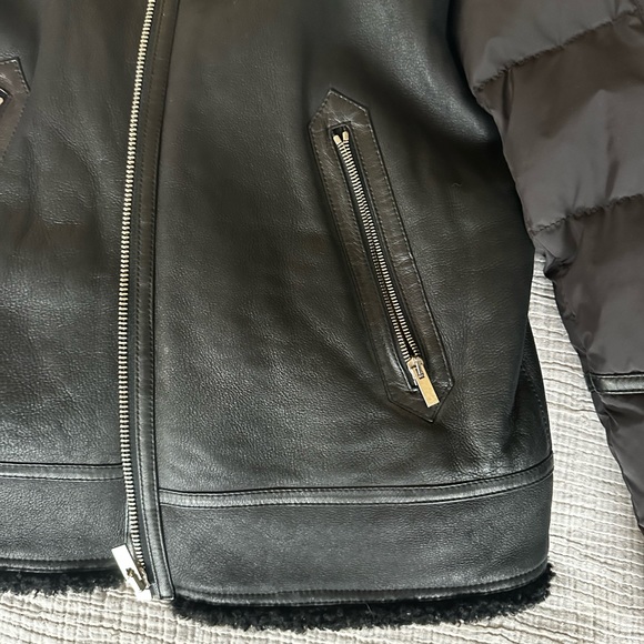 The Kooples Black Bomber Jacket - MEDIUM - Picture 8 of 15